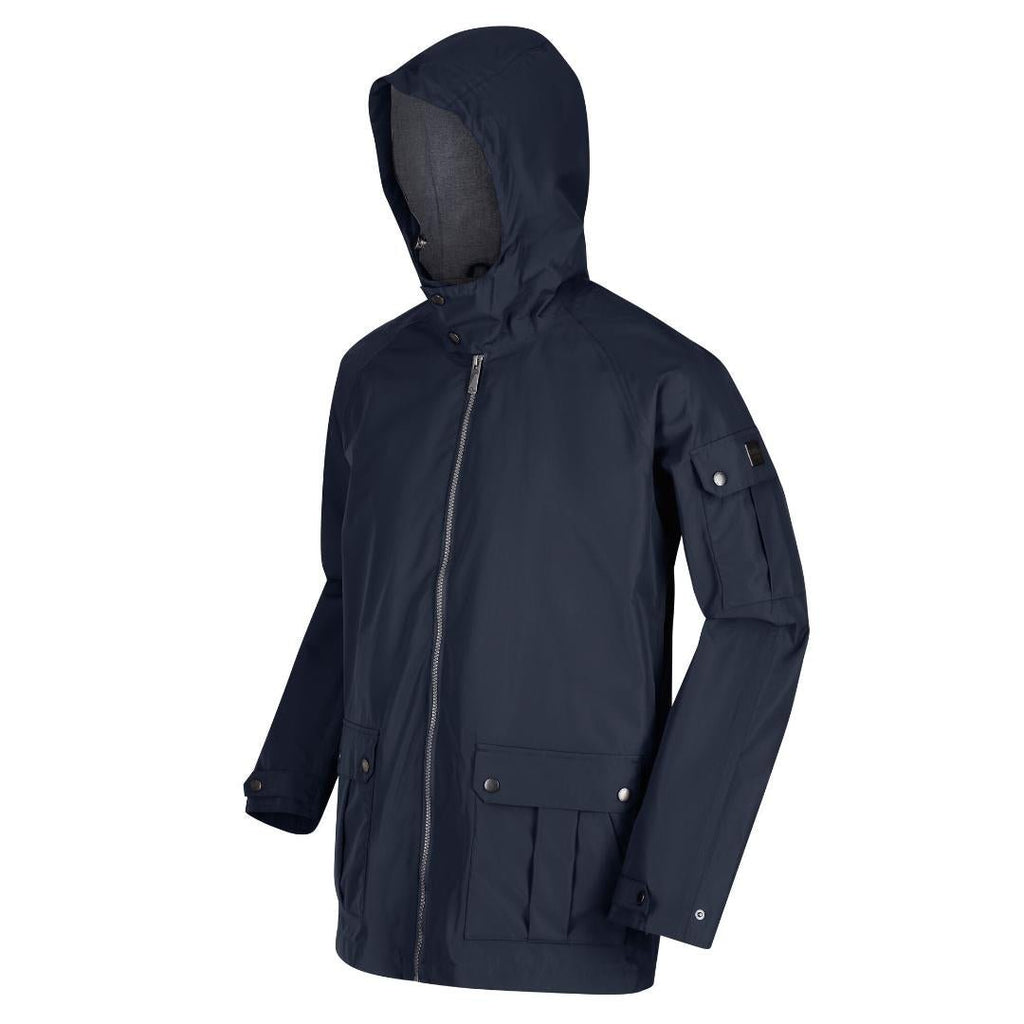 Regatta Men's Bergen Waterproof Jacket Navy - Beales department store