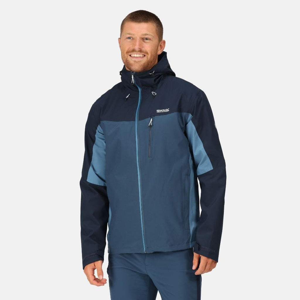 Regatta Men's Birchdale Waterproof Jacket - Blue Wing Navy - Beales department store