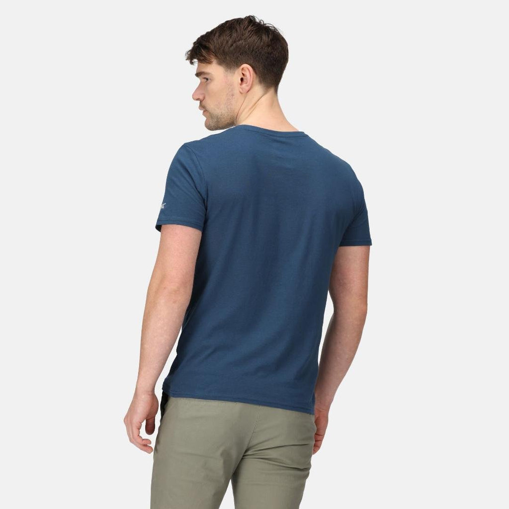 Regatta Men's Breezed III Graphic T - Shirt - Blue Wing - Beales department store