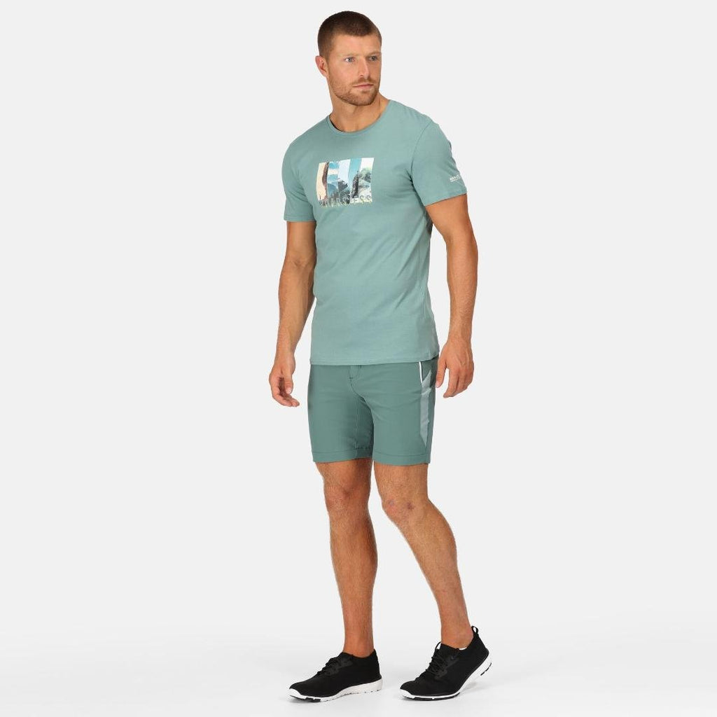 Regatta Men's Breezed III Graphic T - Shirt - Ivy Moss - Beales department store