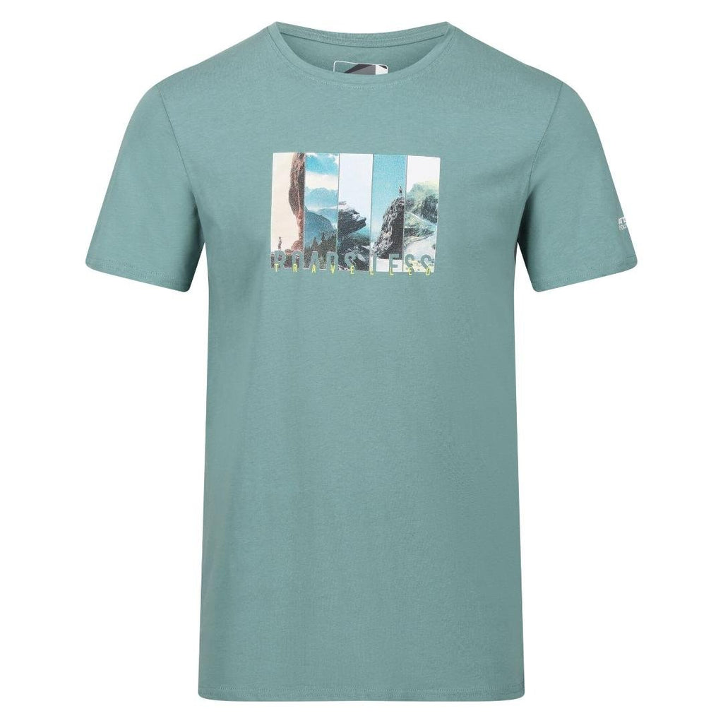 Regatta Men's Breezed III Graphic T - Shirt - Ivy Moss - Beales department store