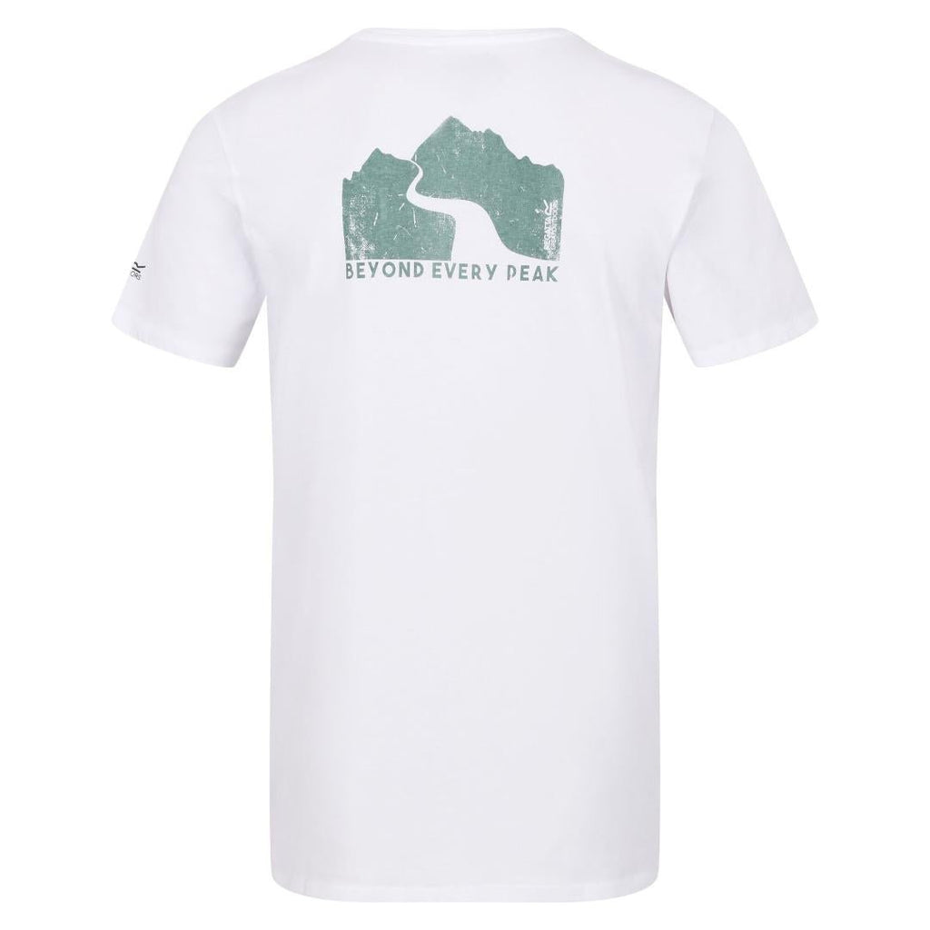 Regatta Men's Breezed III Graphic T-Shirt - White - Beales department store