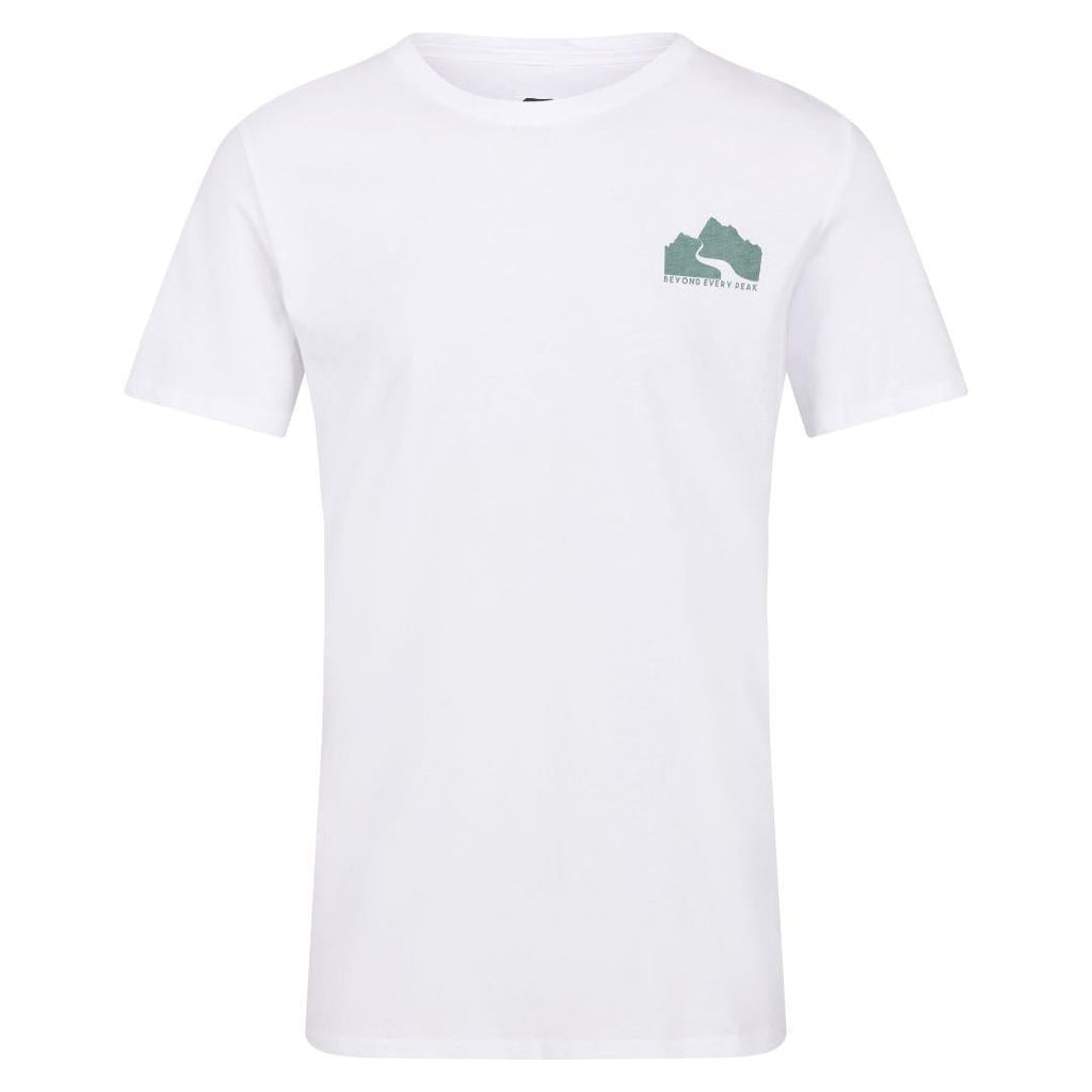 Regatta Men's Breezed III Graphic T-Shirt - White - Beales department store