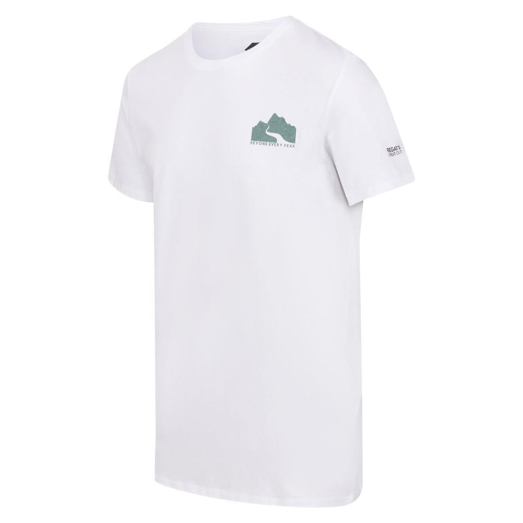 Regatta Men's Breezed III Graphic T-Shirt - White - Beales department store