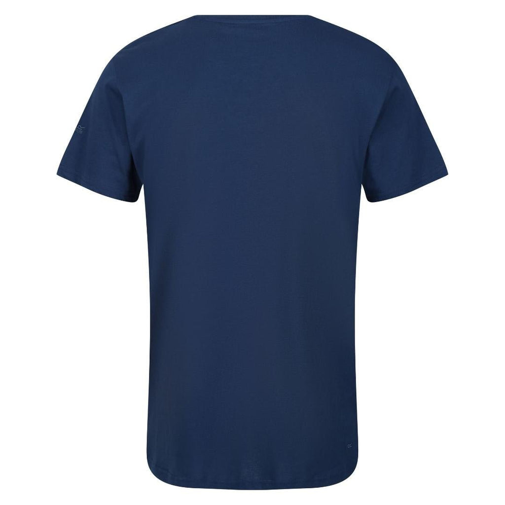 Regatta Men's Cline VII Graphic T - Shirt - Dark Denim - Beales department store