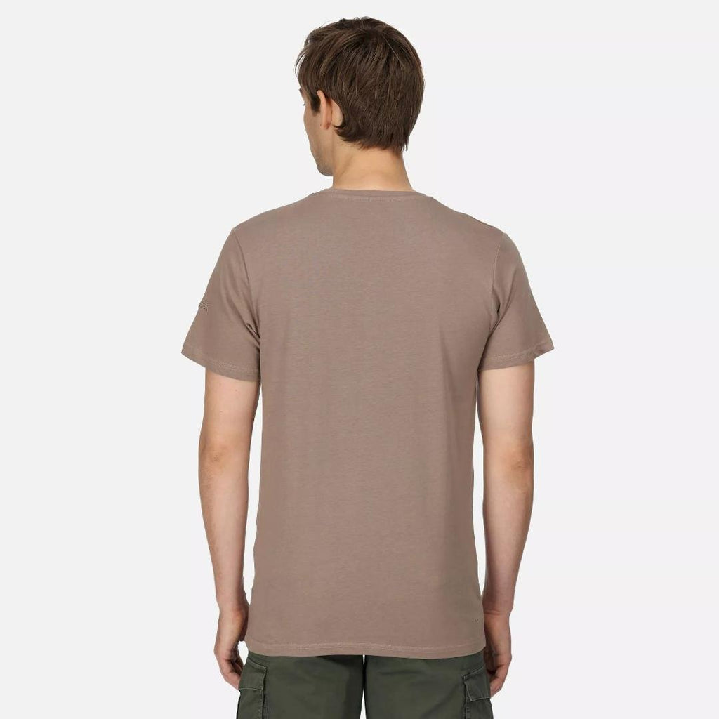 Regatta Men's Cline VII Graphic T - Shirt - Mink - Beales department store