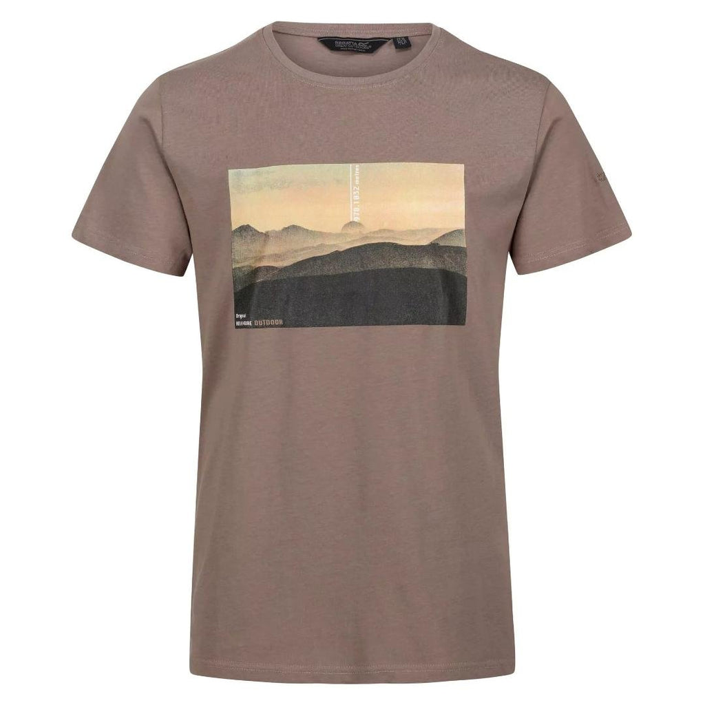 Regatta Men's Cline VII Graphic T - Shirt - Mink - Beales department store