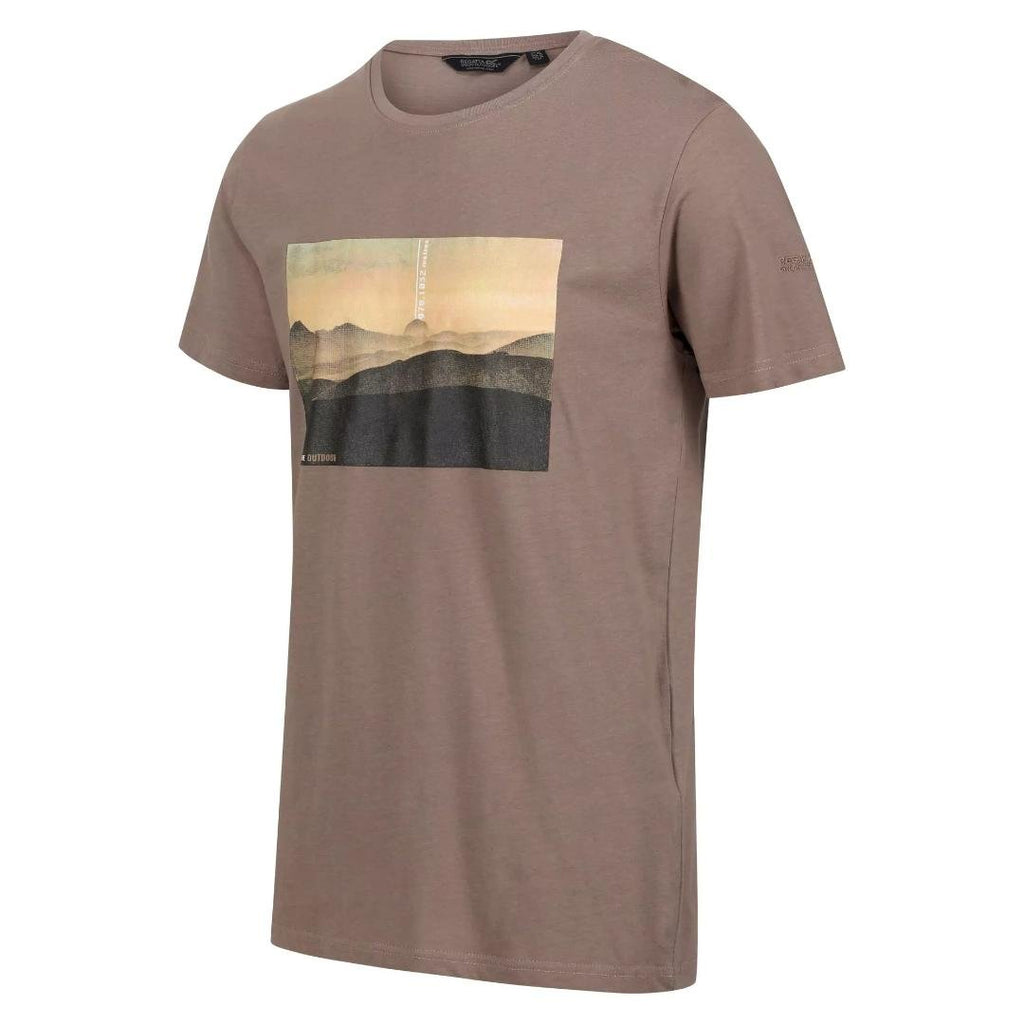 Regatta Men's Cline VII Graphic T - Shirt - Mink - Beales department store