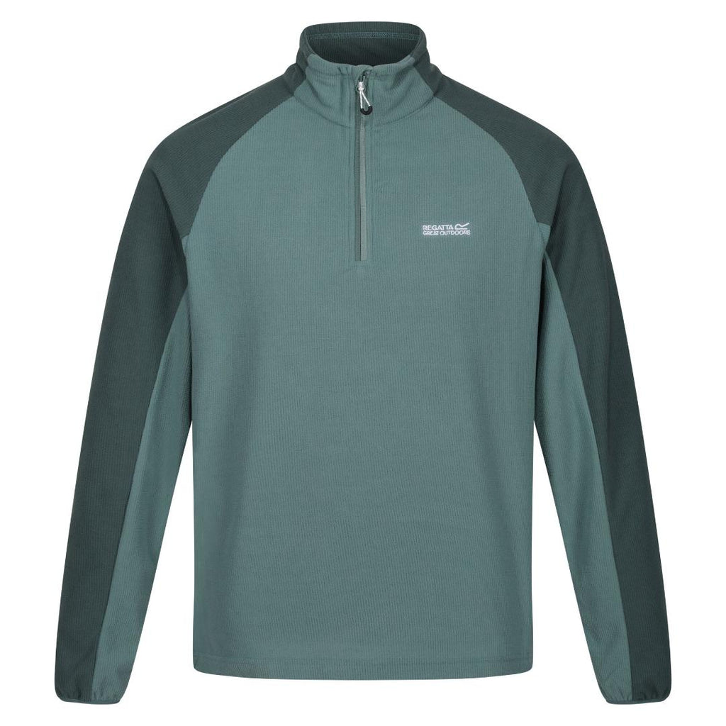 Regatta Men's Elson II Lightweight Fleece - Ivy Moss Sea Pine - Beales department store