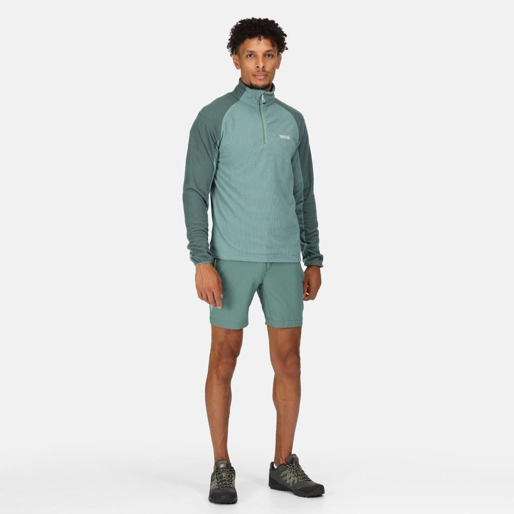 Regatta Men's Elson II Lightweight Fleece - Ivy Moss Sea Pine - Beales department store