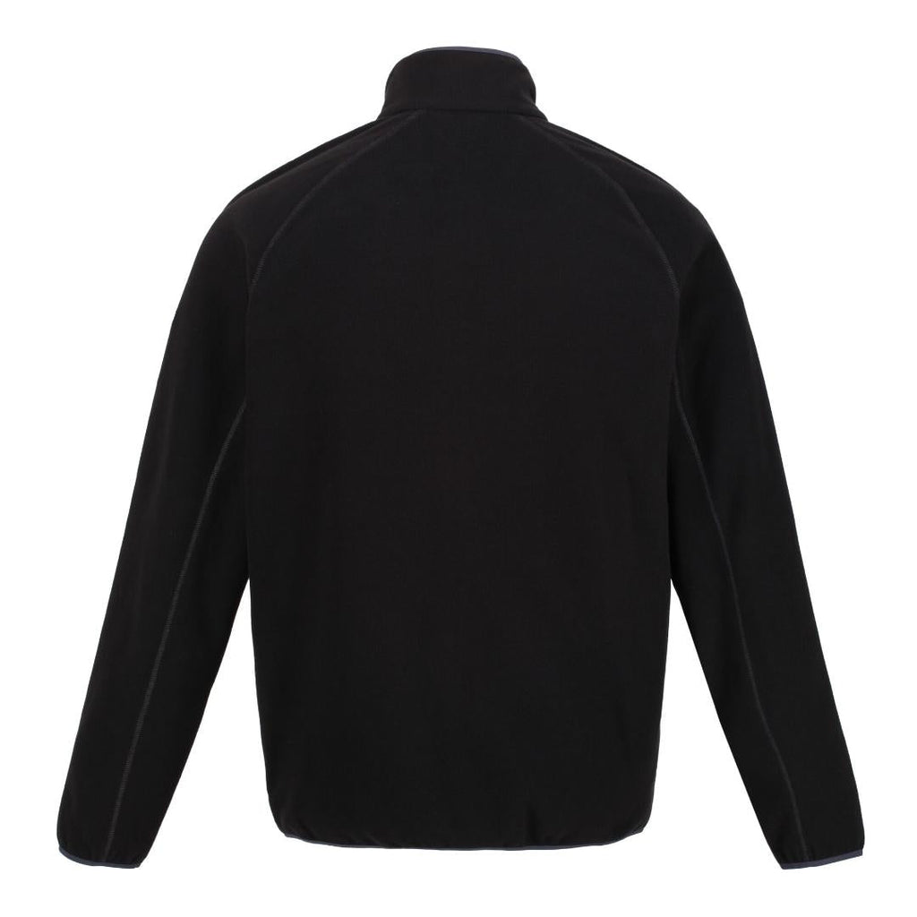 Regatta Men's Hadfield Full Zip Fleece - Black - Beales department store