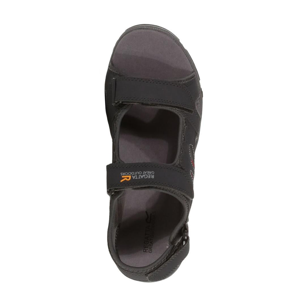 Regatta Men's Holcombe Vent Lightweight Walking Sandals - Ash Rio Red - Beales department store