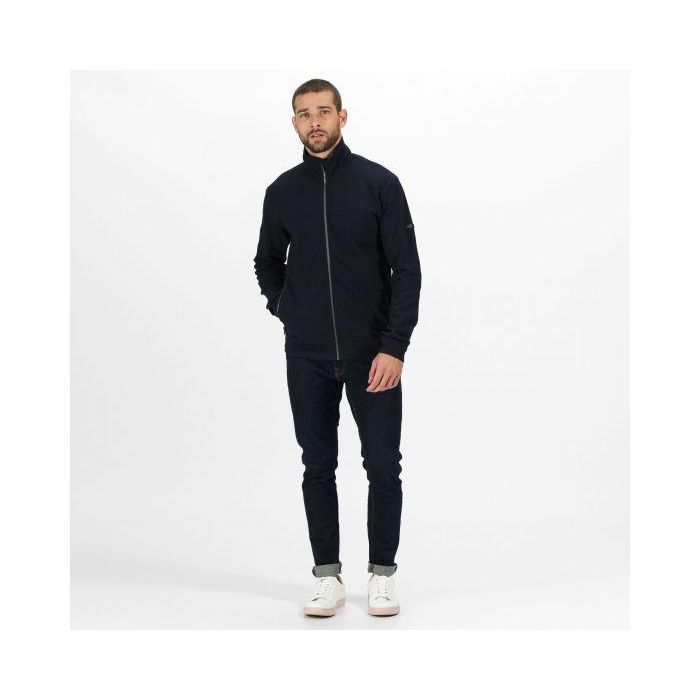 Regatta Men's Ives Full Zip Lightweight Fleece Navy - Beales department store