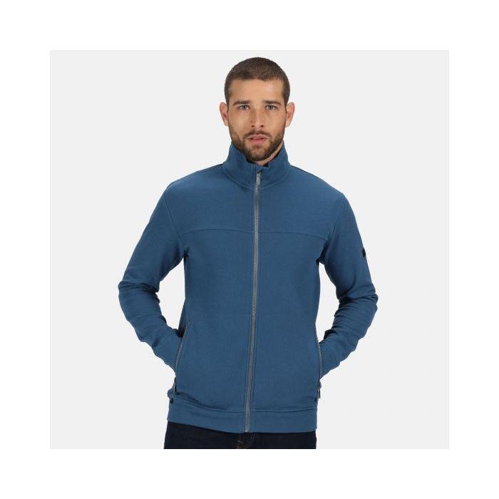 Regatta Men's Ives Full Zip Lightweight Fleece Stellar - Beales department store