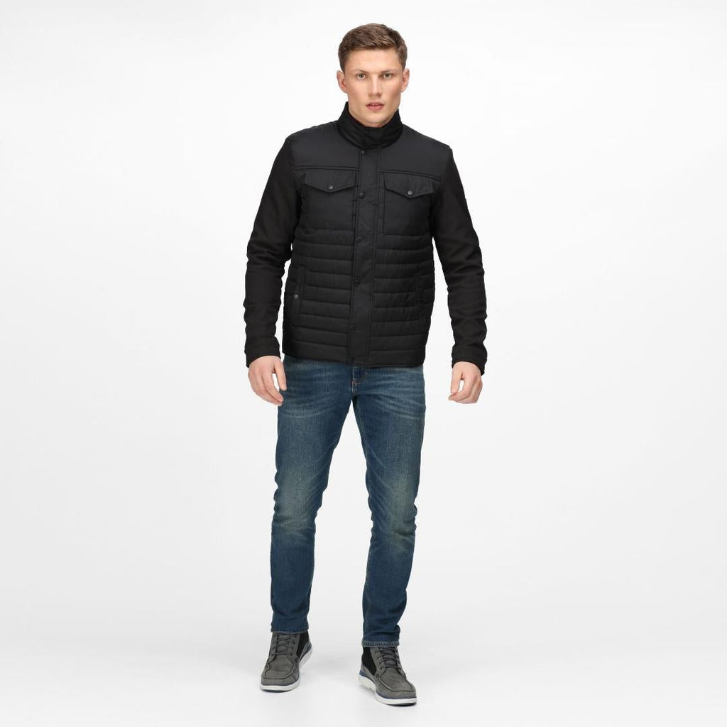 Regatta Men's Kadir Insulated Quilted Jacket Black - Beales department store