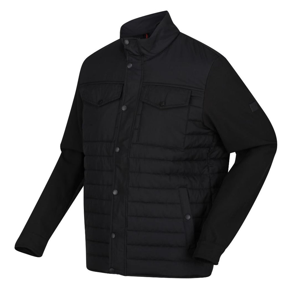 Regatta Men's Kadir Insulated Quilted Jacket - Black - Beales department store