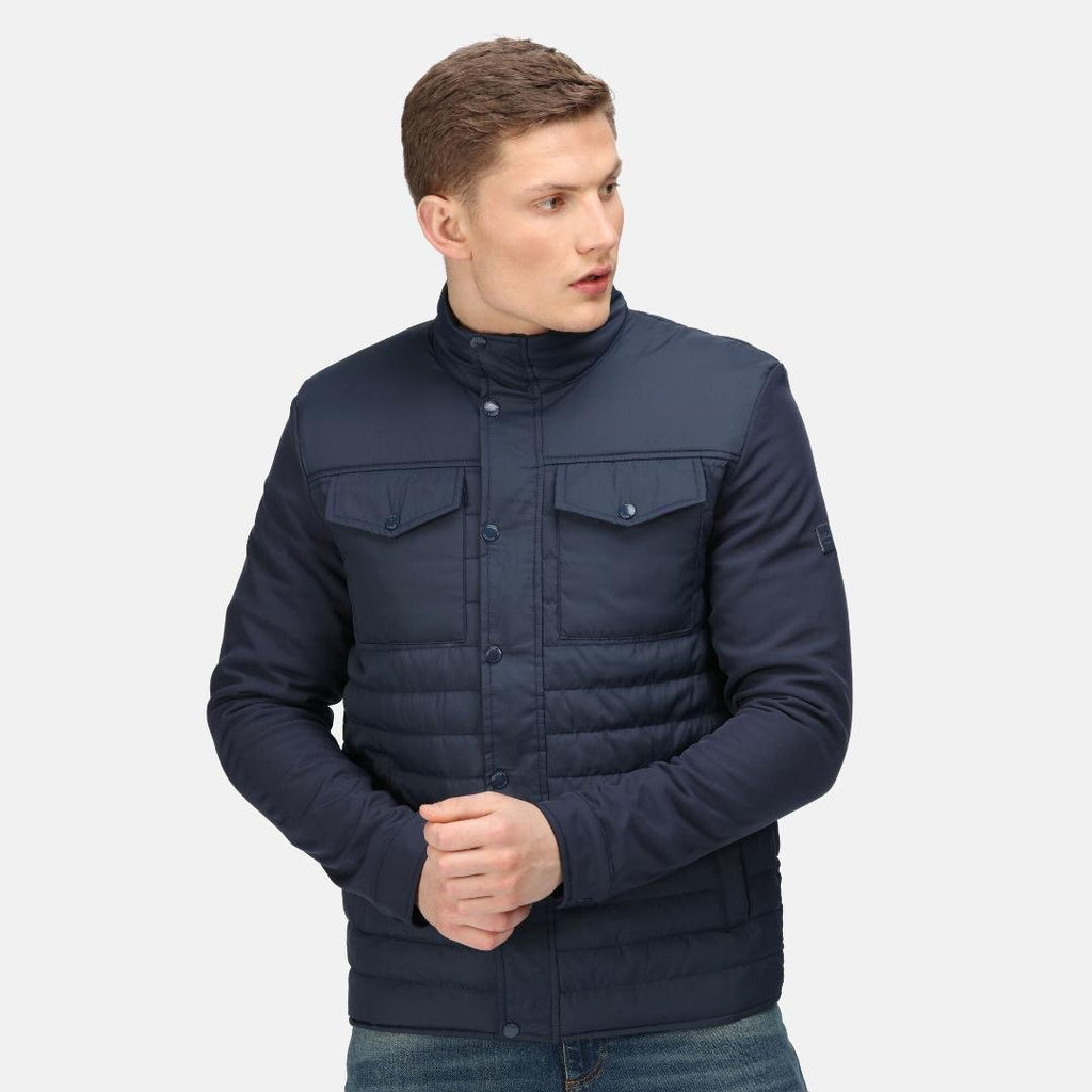 Regatta Men's Kadir Insulated Quilted Jacket Navy - Beales department store