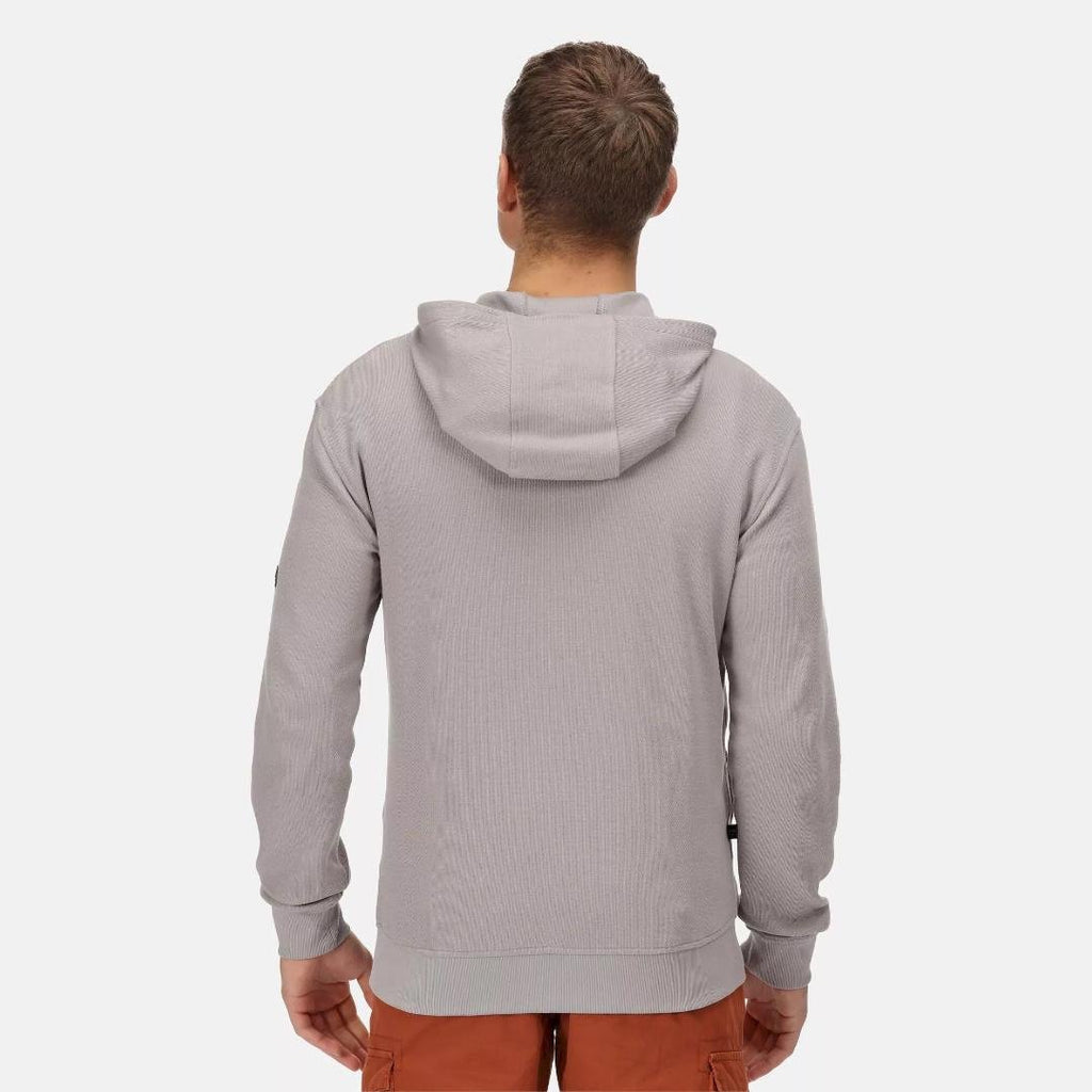 Regatta Men's Lyman Full Zip Hooded Fleece - Mineral Grey - Beales department store