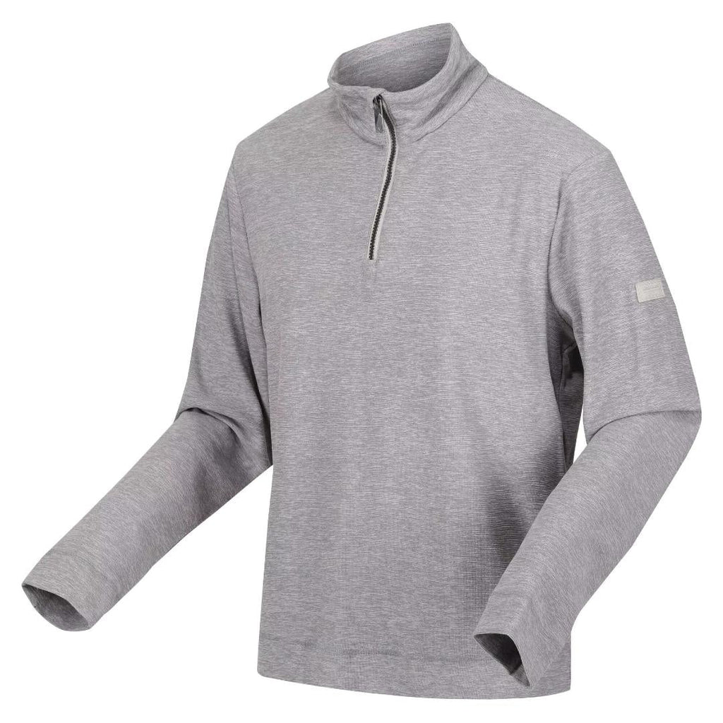 Regatta Men's Shorebay Quarter Zip - Silver Grey Marl - Beales department store