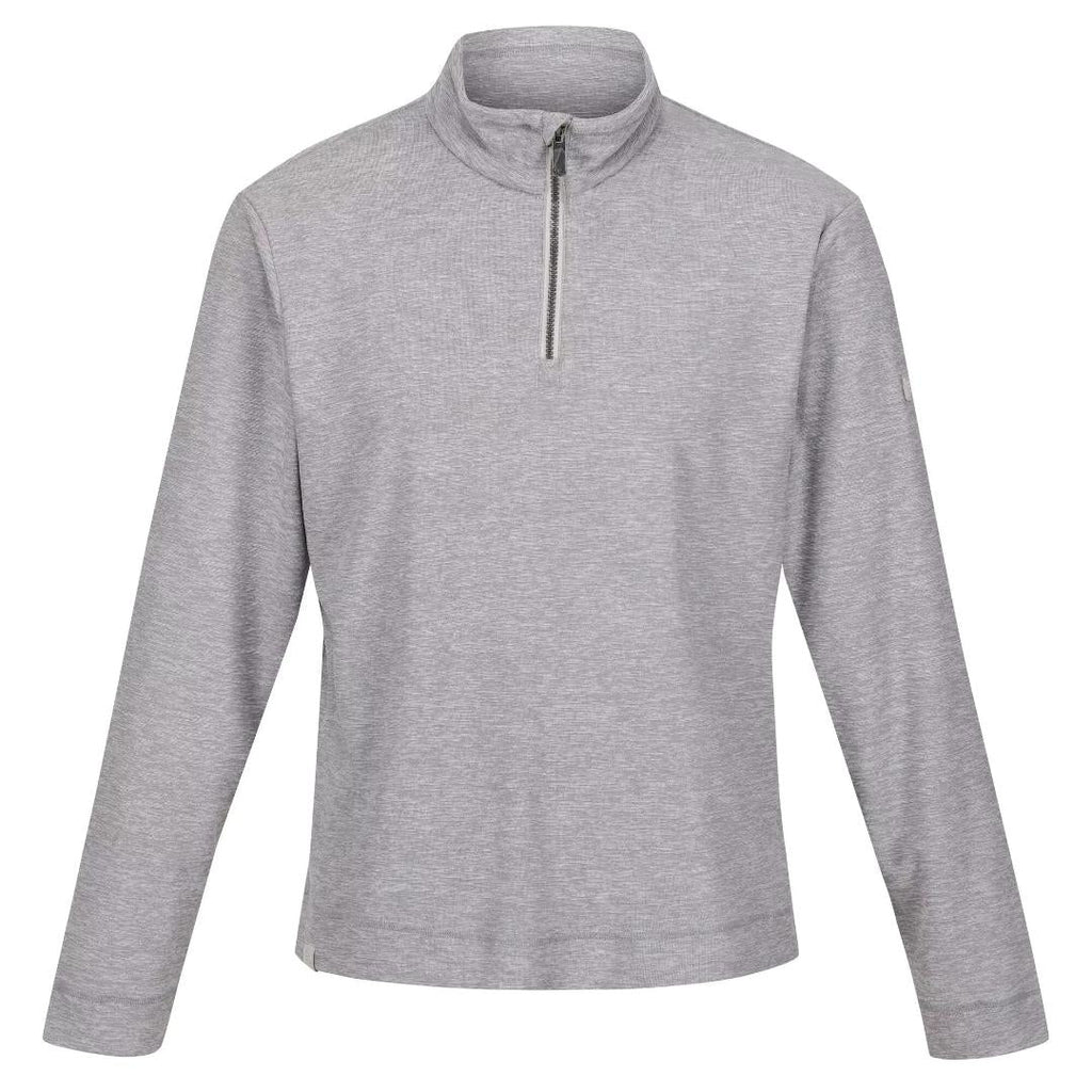 Regatta Men's Shorebay Quarter Zip - Silver Grey Marl - Beales department store