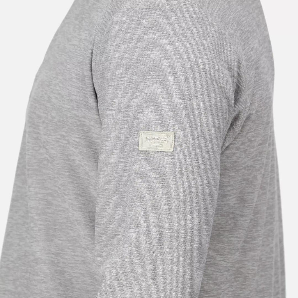 Regatta Men's Shorebay Quarter Zip - Silver Grey Marl - Beales department store