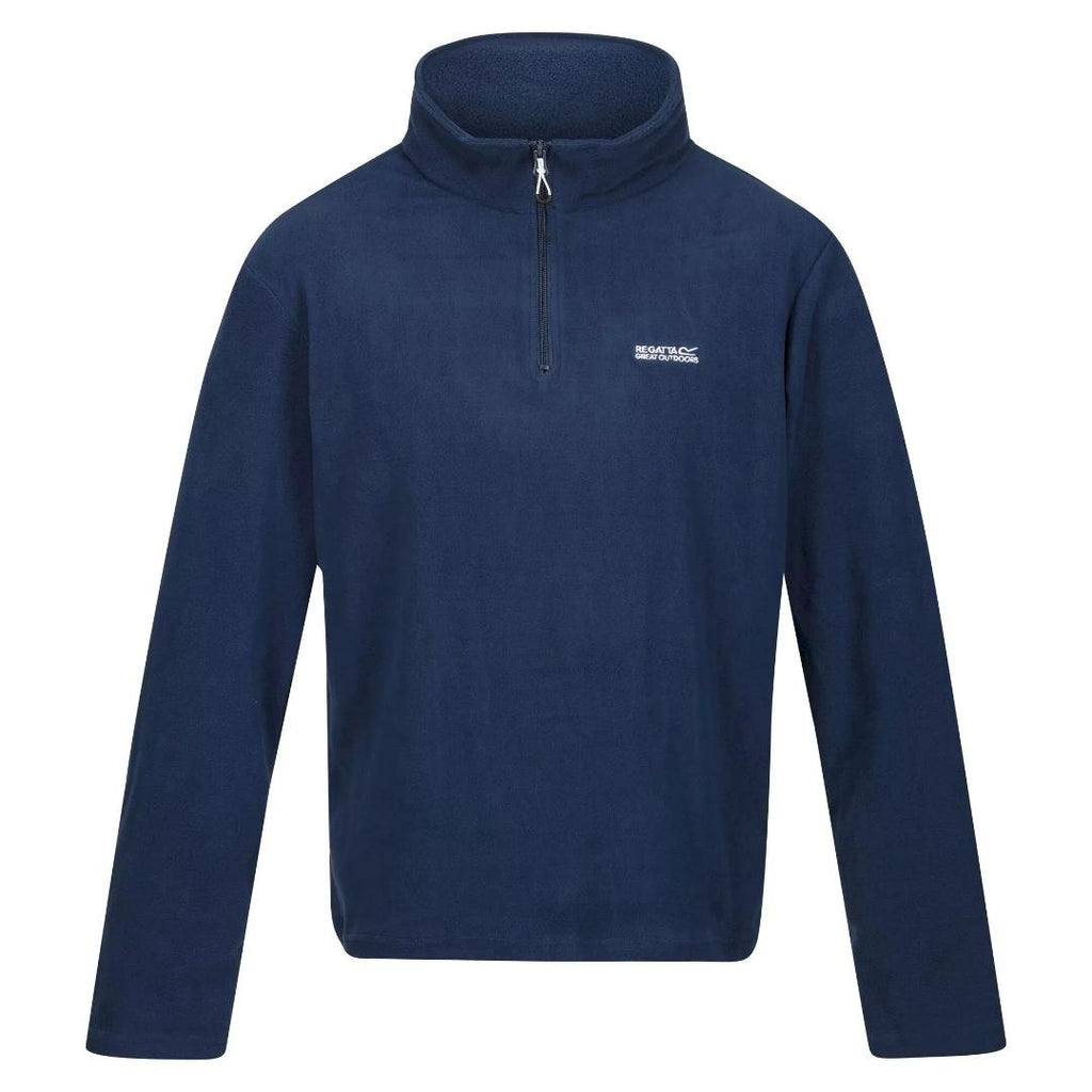 Regatta Men's Thompson Lightweight Half Zip Fleece - Admiral Blue - Beales department store