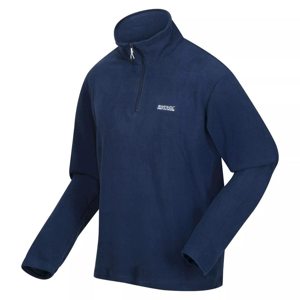 Regatta Men's Thompson Lightweight Half Zip Fleece - Admiral Blue - Beales department store