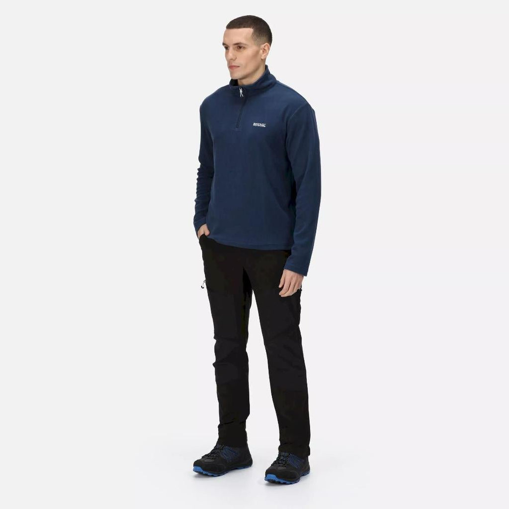 Regatta Men's Thompson Lightweight Half Zip Fleece - Admiral Blue - Beales department store