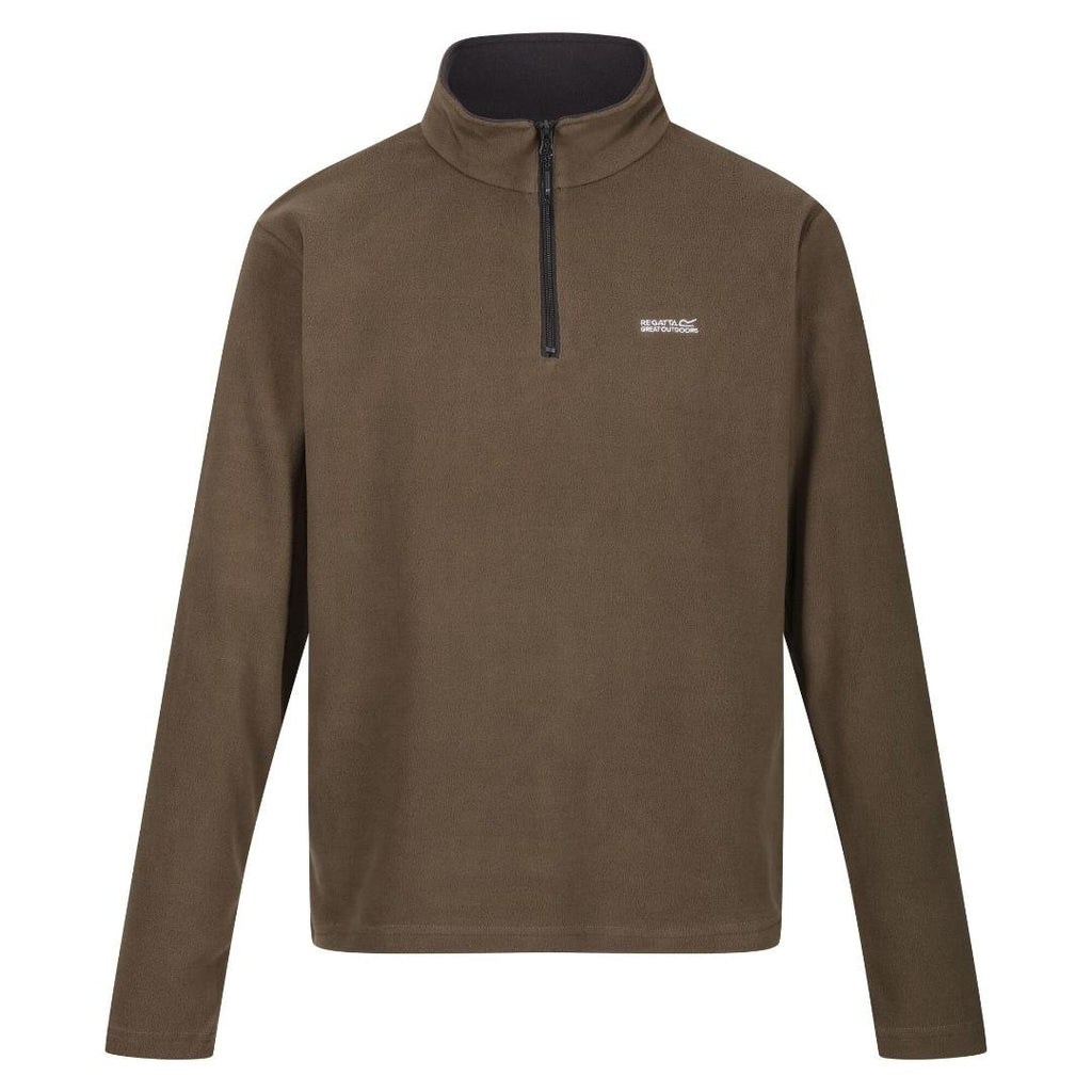 Regatta Men's Thompson Lightweight Half Zip Fleece - Crocodile - Beales department store