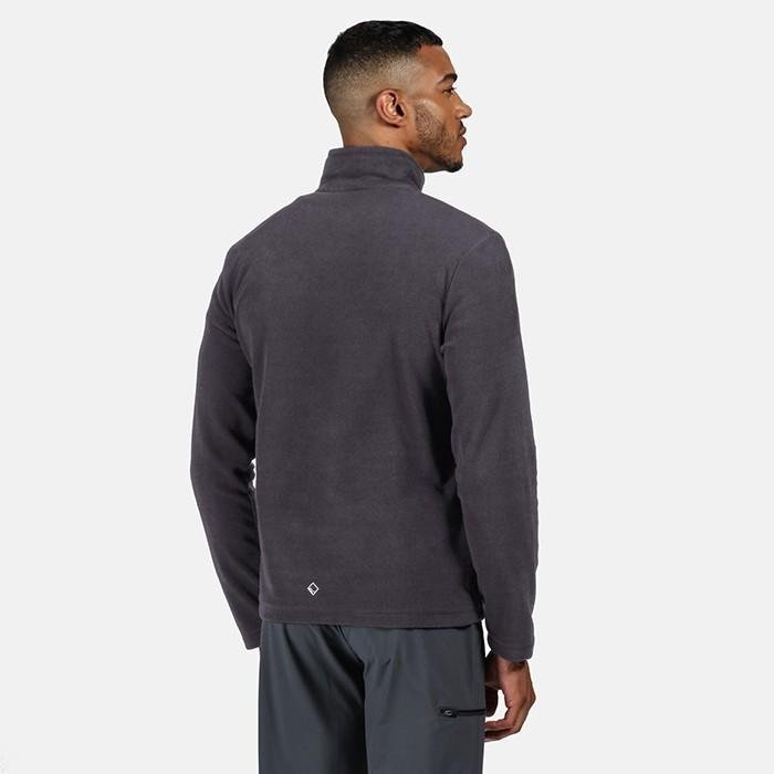 Regatta Men's Thompson Lightweight Half Zip Fleece - Iron - Beales department store