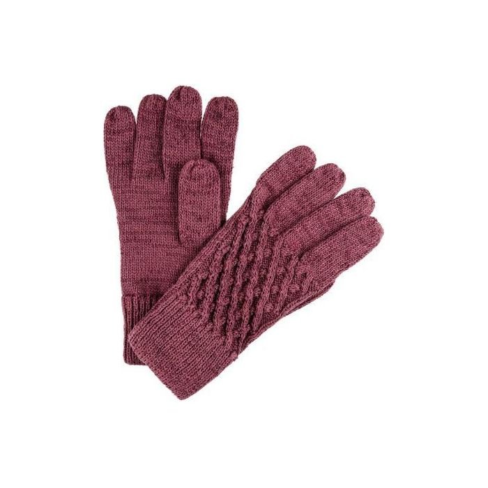 Regatta Multimix III Knit Gloves - Dusky Heather - Beales department store