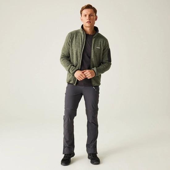 Regatta Newhill Full Zip Fleece - Agave Green Ash - Beales department store