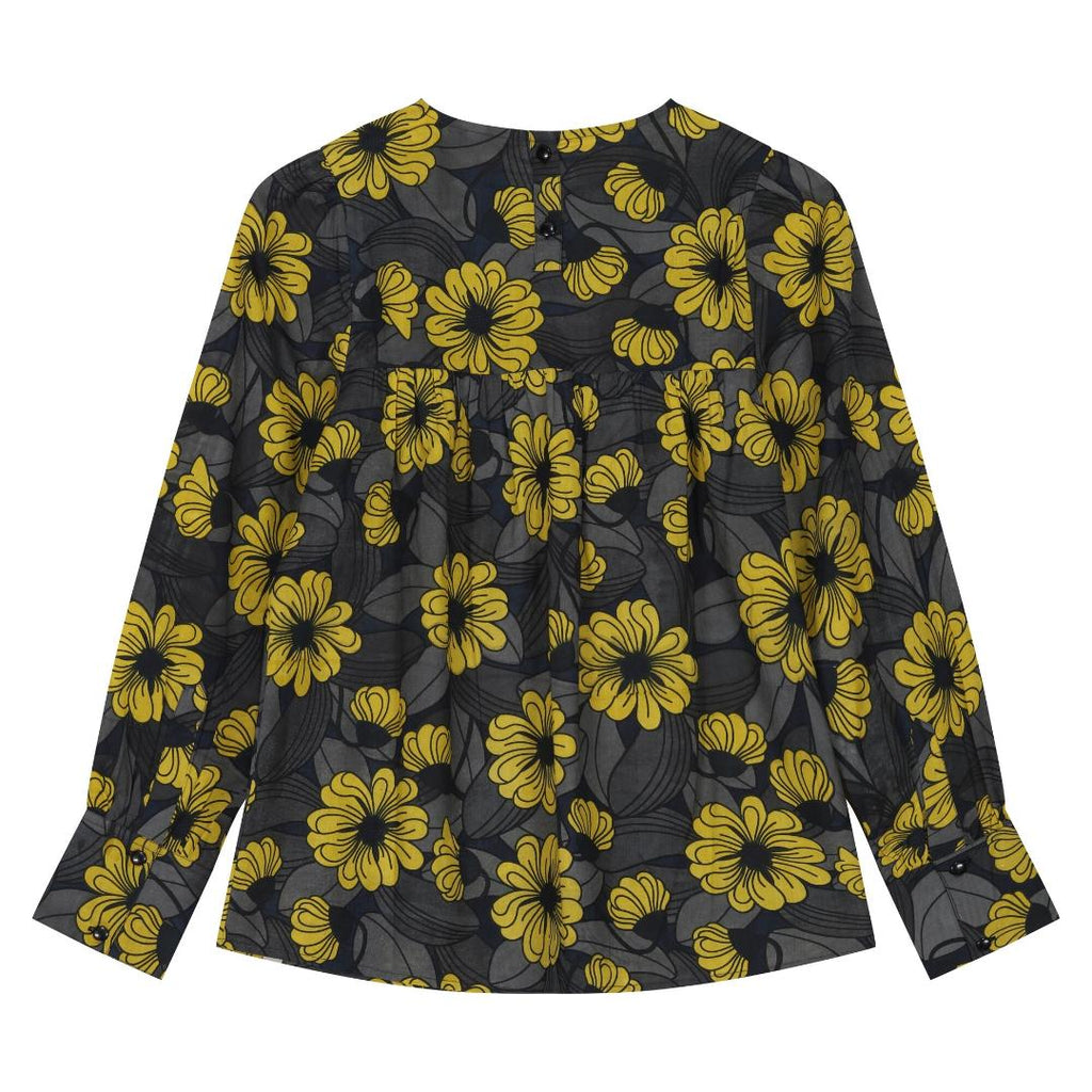 Regatta Orla Kiely Bib Collar Blouse - Winter Heligan Yellow - Beales department store