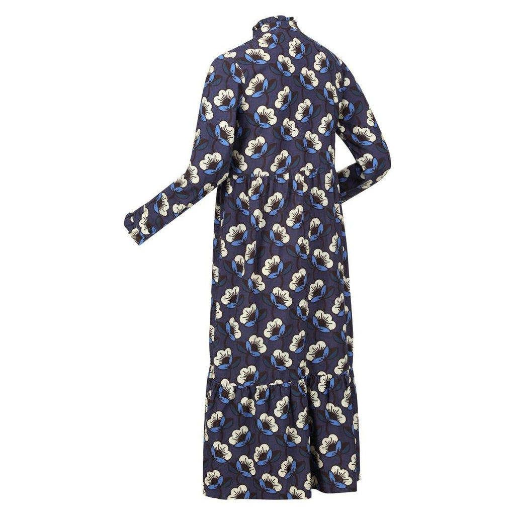 Regatta Orla Kiely Midi Dress - Navy Passion Flower - Beales department store