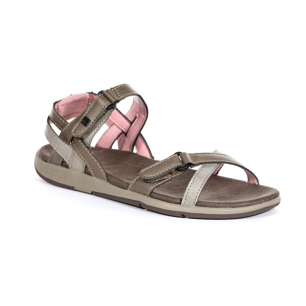 Regatta Santa Cruz Strap Sandals - Walnut Mellow Rose - Beales department store