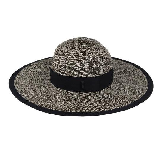 Regatta Straw Sun Hat Bucket Hat - Black Natural Straw - Beales department store