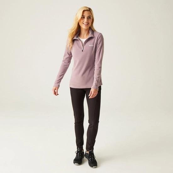 Regatta Sweethart Lightweight Half - Zip Fleece - Heather - Beales department store