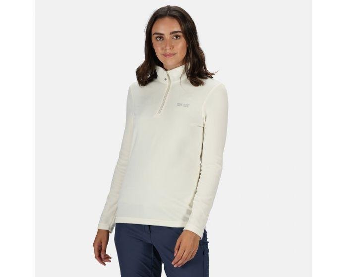 Regatta Sweethart Lightweight Half - Zip Fleece - Polar Bear Parchment - Beales department store