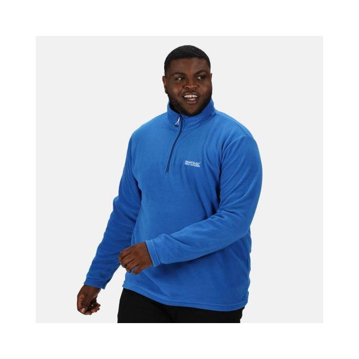 Regatta Thompson Lightweight Half Zip Fleece Oxford Blue Navy - Beales department store