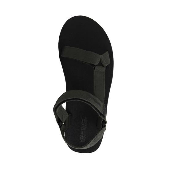 Regatta Vendeavour Sandal - Dark Khaki Black - Beales department store