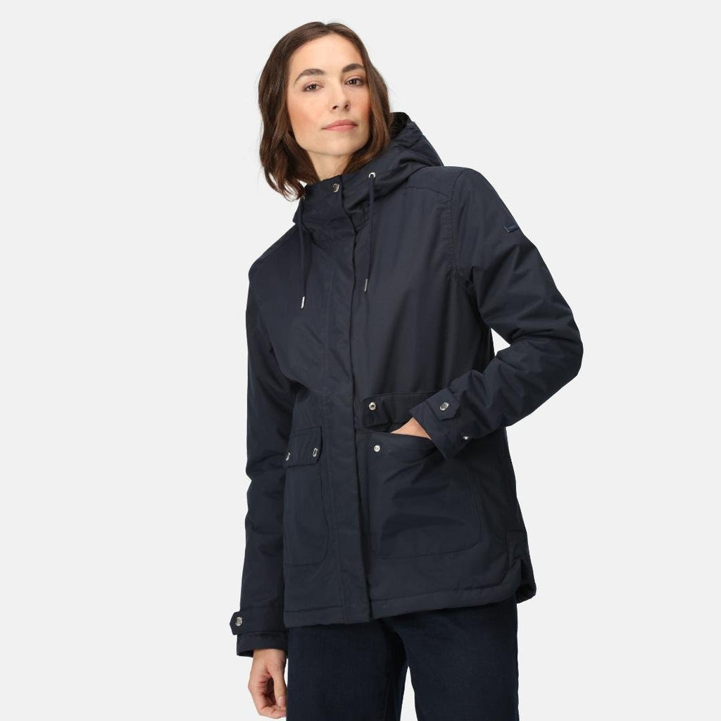 Regatta Women's Broadia Waterproof Jacket - Navy - Beales department store