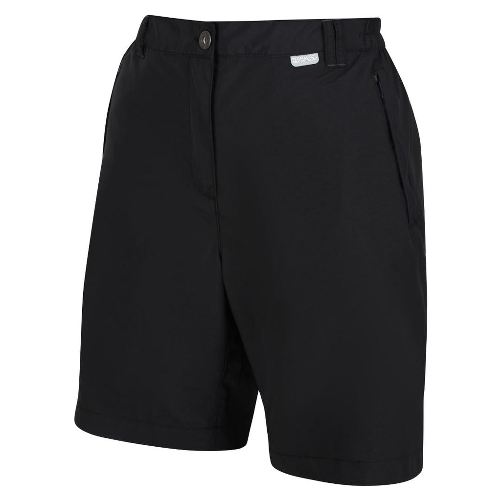 Regatta Women's Chaska II Walking Shorts - Black - Beales department store