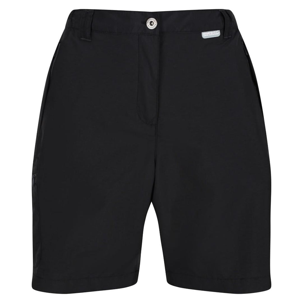 Regatta Women's Chaska II Walking Shorts - Black - Beales department store