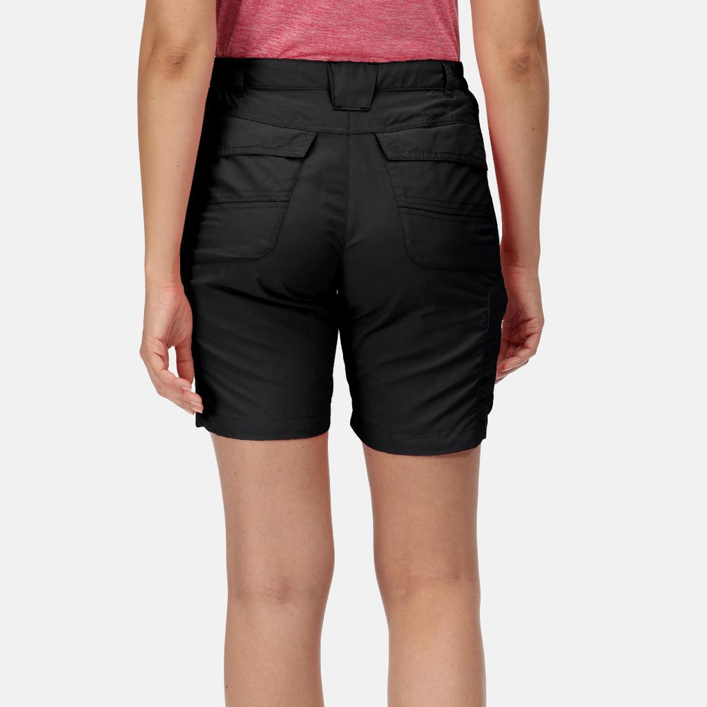 Regatta Women's Chaska II Walking Shorts - Black - Beales department store