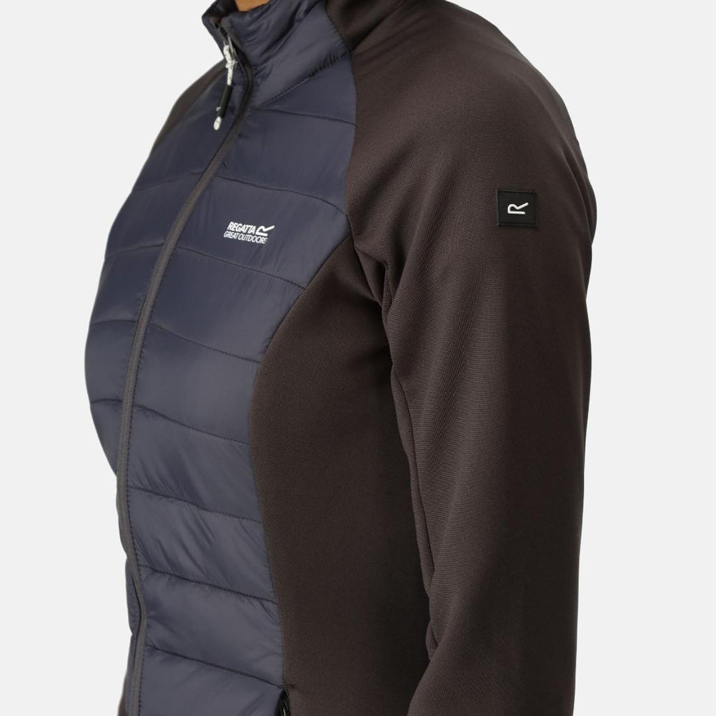 Regatta Women's Clumber IV Hybrid Jacket - Seal Grey Quiet Green - Beales department store