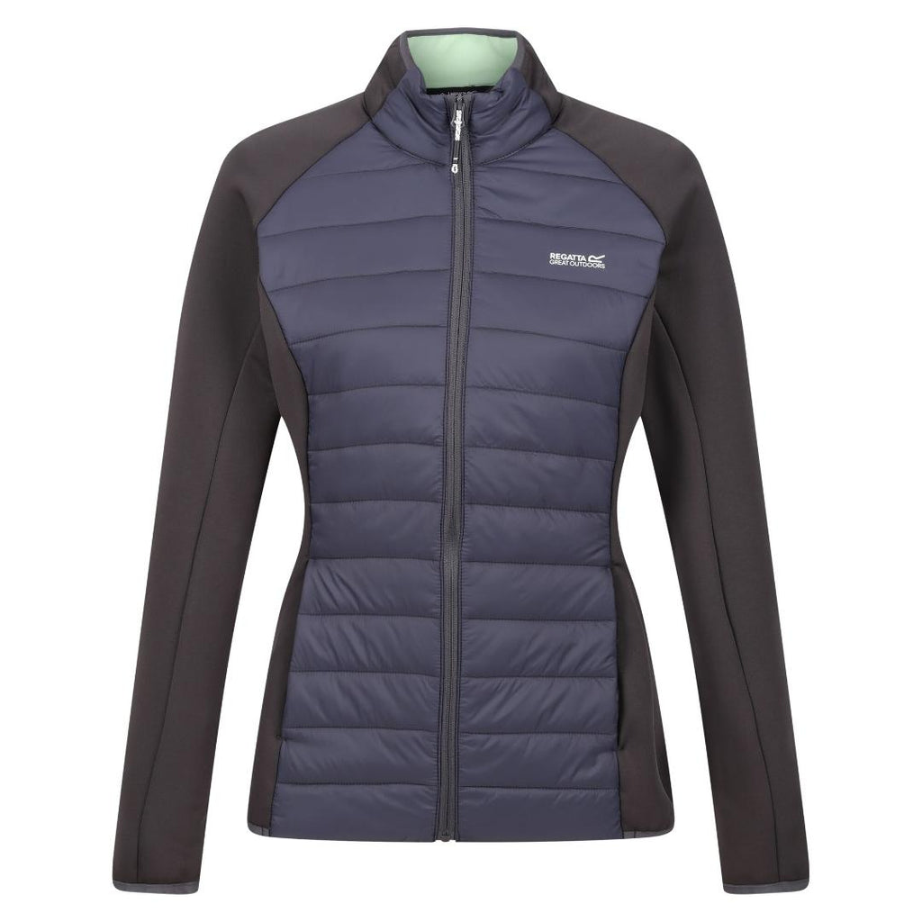 Regatta Women's Clumber IV Hybrid Jacket - Seal Grey Quiet Green - Beales department store