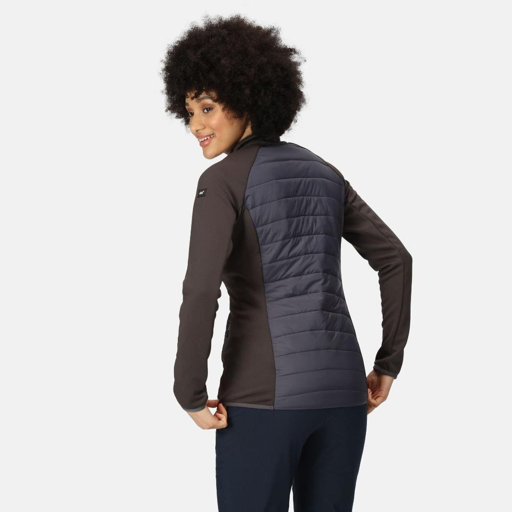 Regatta Women's Clumber IV Hybrid Jacket - Seal Grey Quiet Green - Beales department store