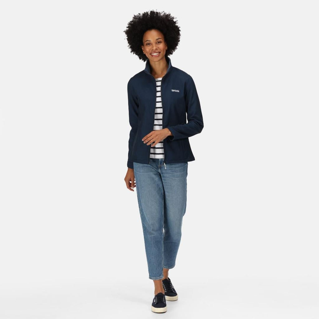 Regatta Women's Connie V Softshell Walking Jacket - Navy Marl - Beales department store