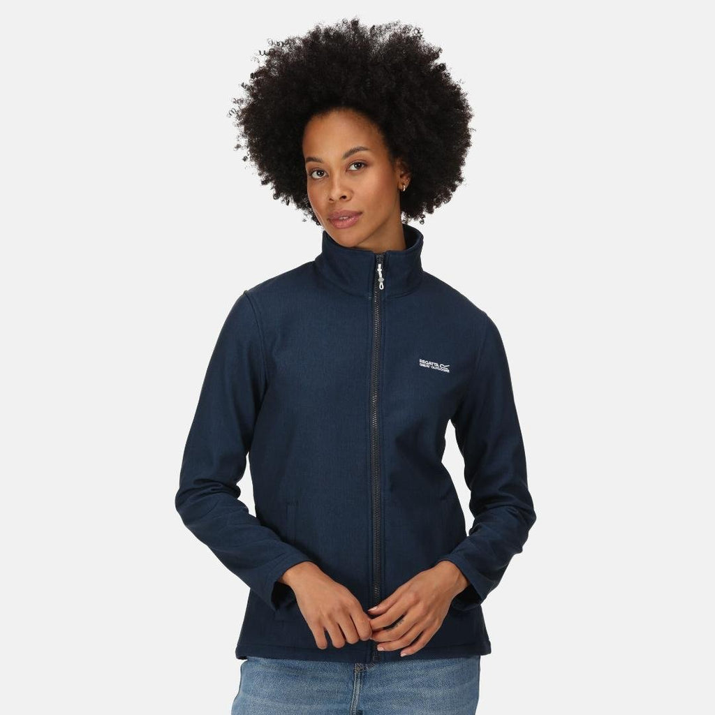 Regatta Women's Connie V Softshell Walking Jacket - Navy Marl - Beales department store