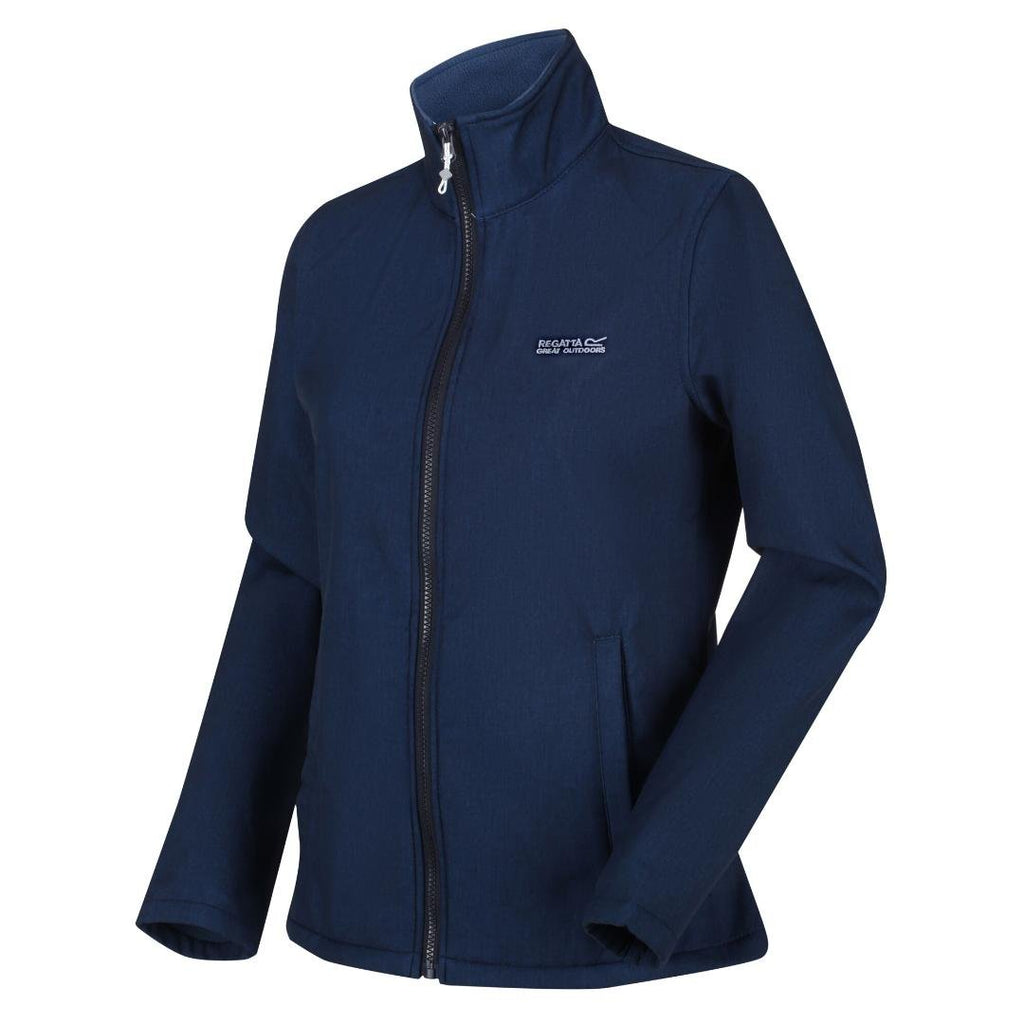 Regatta Women's Connie V Softshell Walking Jacket - Navy Marl - Beales department store